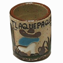 Hand Painted Ceramic Tequila Cup