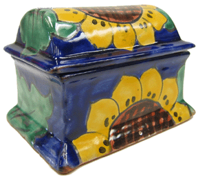 Mexican Pottery - Talavera Jewelry Box