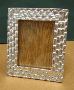 Mexican Pewter Picture Frame