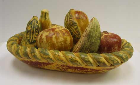 Mexican Pottery - Clay Fruit Bowl