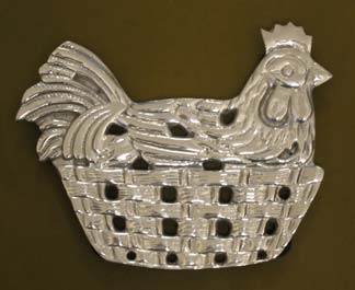 Mexican Pewter - Chicken Trivet