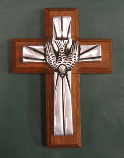 Mexican Pewter - Holy Spirit Cross