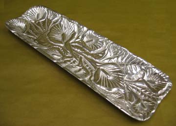 Mexican Pewter -  Lilly Bread Tray