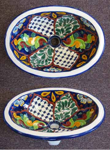 Hand Painted Mexican Sink