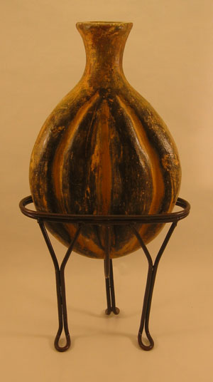 Terra Cotta - Clay Jug with Stand