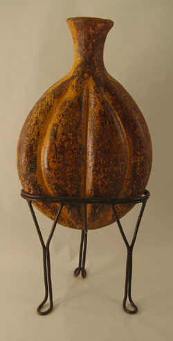 Terra Cotta - Clay Jug with Stand