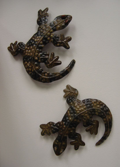 Tin Lizard Wall Hanging