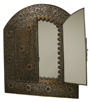Arched Tin Mirror