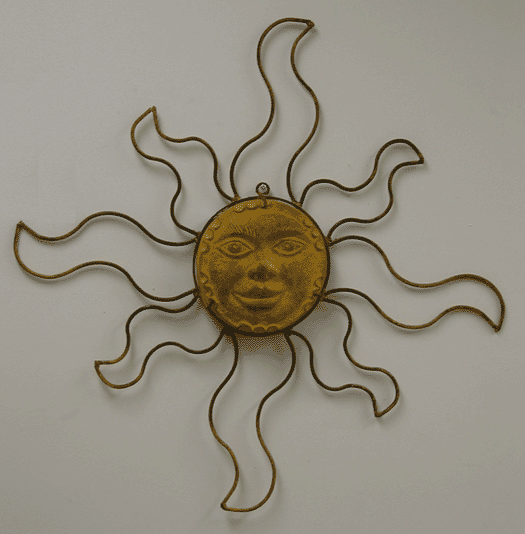 Terra Cotta Sun Face