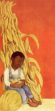 Diego Rivera - Nino Durmiendo