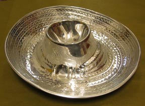 Pewter Mexican Sombrero Bowl