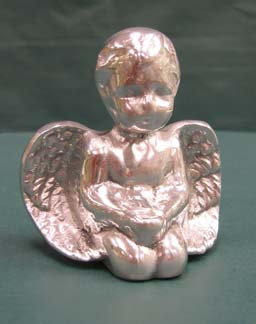 Mexican Pewter - Small Angel Statue