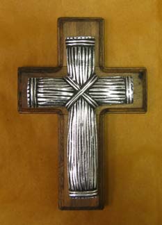 Mexican Pewter - Cane Cross