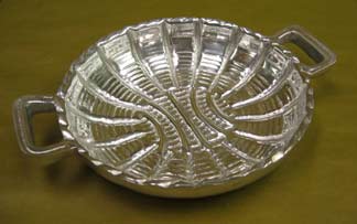 Mexican Pewter - Small Mimbre Basket